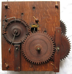 30-hr Wooden Works - A Chauncey Jerome Clock Collector